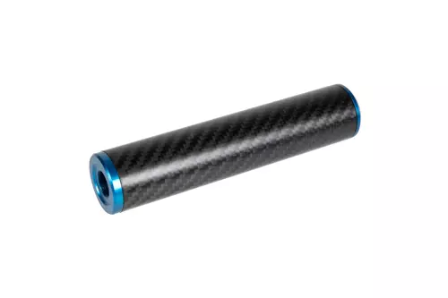 Carbon Silencer 30x150mm - Blue