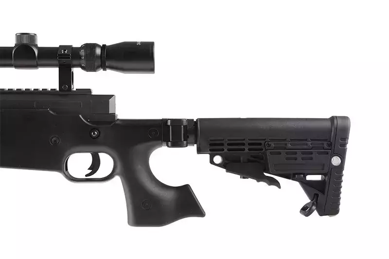 Airsoft pušky odstřelovací puška MB14D - s dalekohledem a dvojnožkou