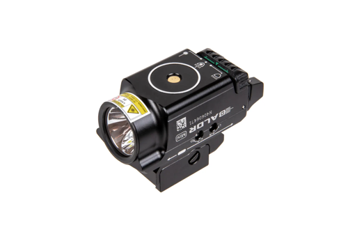 BALDR Mini pistol torch with laser sight