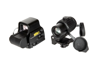 Zestaw celownika XPS 3-2 + Magnifier G43 3x - Czarny