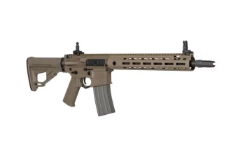 Airsoftová zbraň puškaka Helios KAC SR-16E Mod2 M-LOK - Dark Earth
