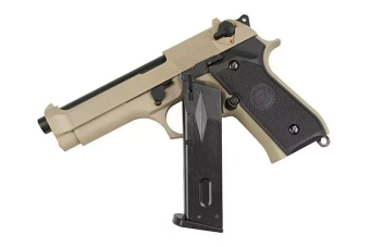Replica van het M92 pistool - bruin