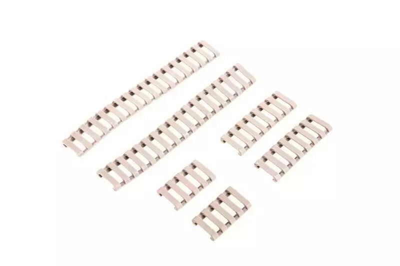 Set of RIS rail covering panels - dark earth