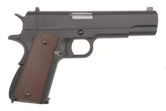 Pistola de airsoft M19Doble cañón - negro
