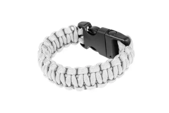 Survival Bracelet (Fastex) - White