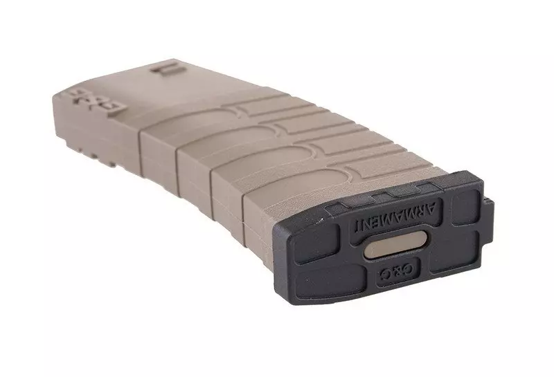 Zásobník mid-cap 120 kuliček pro M4/M16 (5 ks) - hnědá/černá