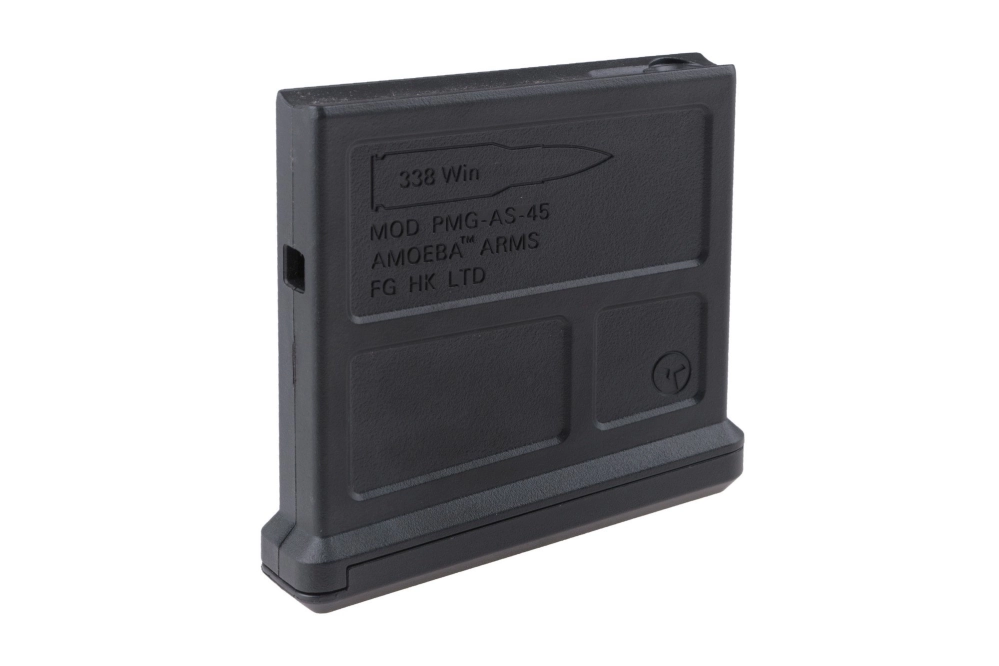 Dlouhé zásobník Mid-cap 45 míčků pro airsoftové zbraně Striker AS-01 - černé