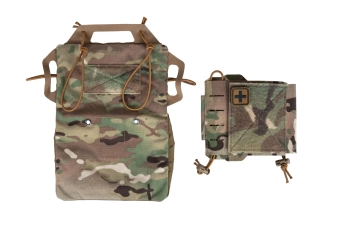 Trousse de secours tactique déchirable avec velcro Wosport MC