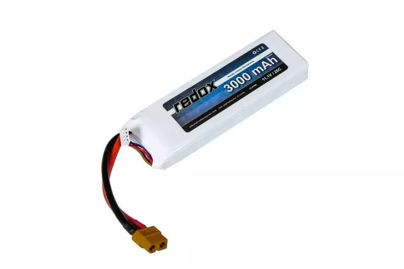LiPo 3000 mAh 11.1V Battery - 20C XT60