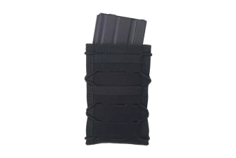 Open Laser-Cut Pouch - Black