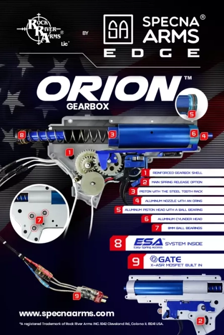 Réplica fusil SA-E06 EDGE™ - Medio bronceado