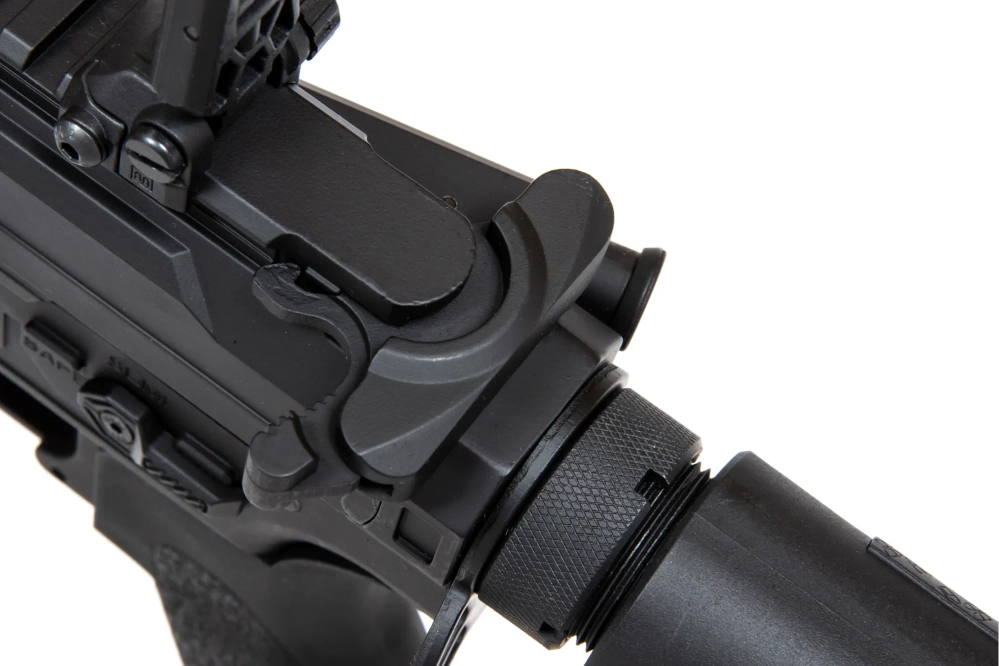 Specna Arms SA-E12 EDGE 2.0™ GATE ASTER Nieuwe ontvanger/Light Ops Stock ASG Karabijn Zwart (OUTLET)