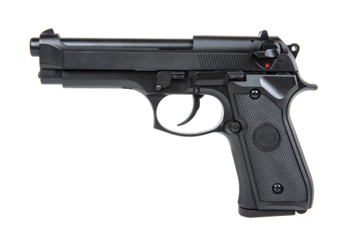 Replika pistole Double Bell M92 Černá
