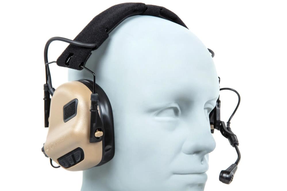 Protectores auditivos activos Earmor M32 Plus Tan