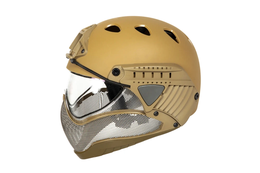 Full Face First Helmet Repllica - Tan