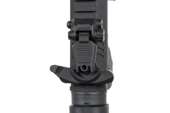 airsoft Specna Arms SA-FX02 Ametralladora FLEX™ HAL ETU Negra con dispositivo de descarga naranja