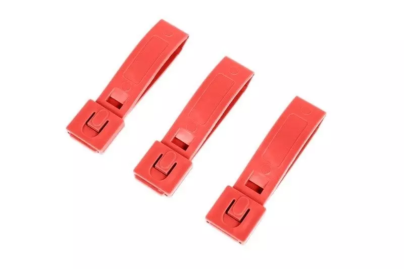 3" 3pcs polymer buckle set - pink