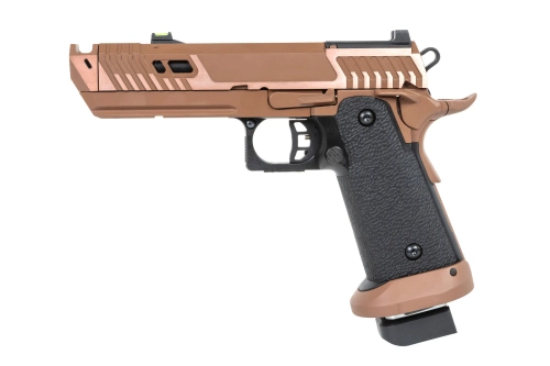 ASG SRC Sahara Viper DUAL POWER pistool met groen gasmagazijn Vlakke donkere aarde