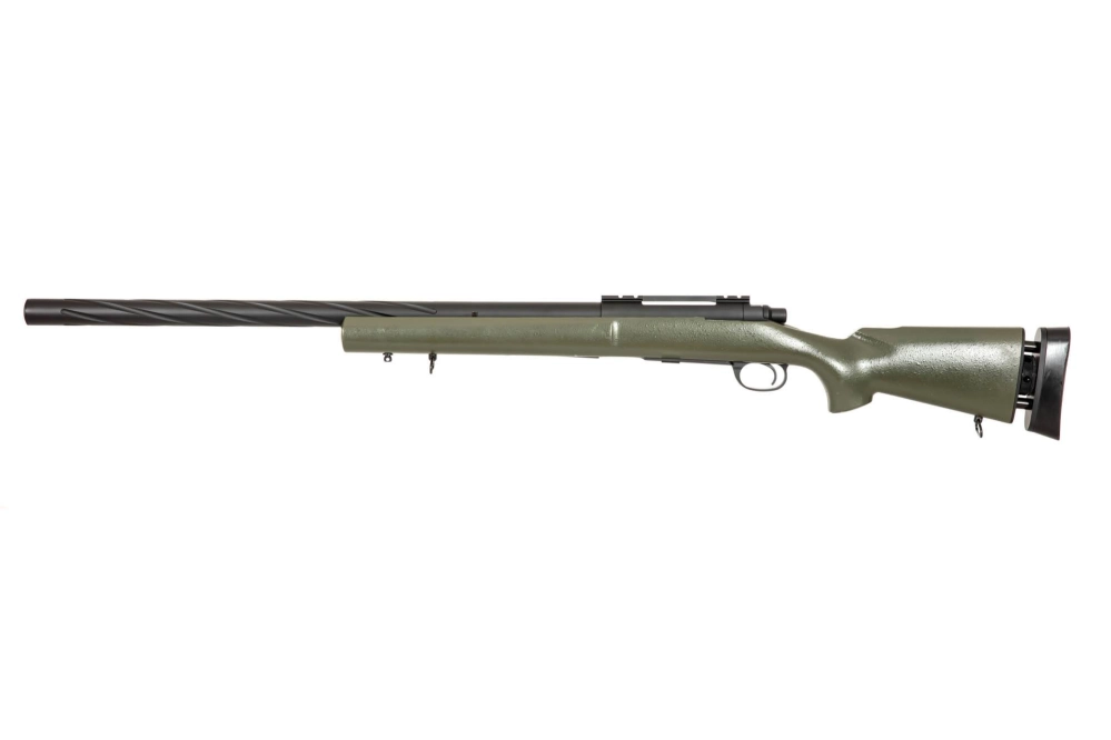 Fusil de airsoft sniper SW-04D (mejorado) - verde oliva
