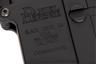 Daniel Defense® MK18 SA-E19 EDGE 2.0™GATE ASTER replika pušky - černá
