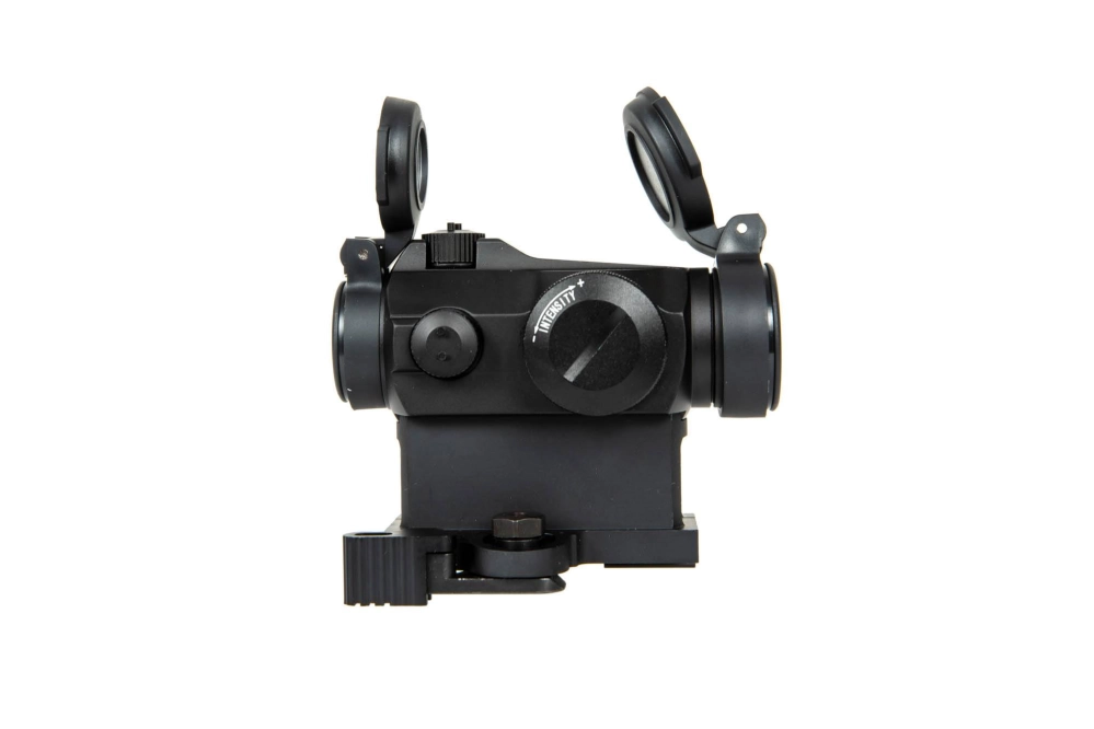 TR02 Red Dot Sight Replica with riser QD mount - black