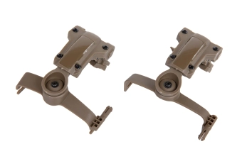 Adaptateur de casque Comtac Woport pour rails ARC (Type AMP) Tan