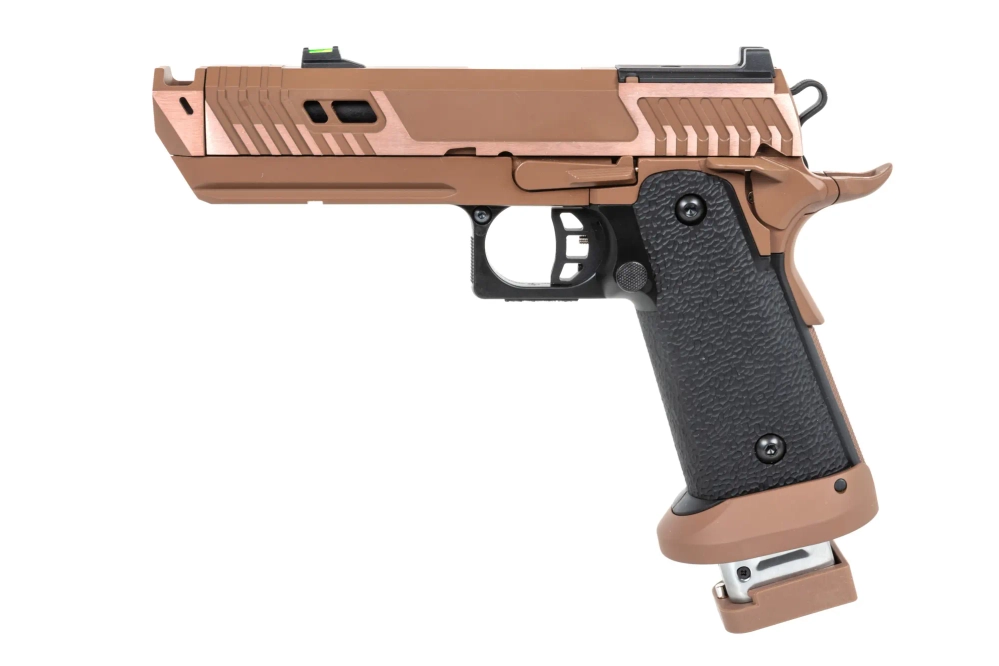 ASG SRC Sahara Viper DUAL POWER pistool met CO2-magazijn Flat Dark Earth