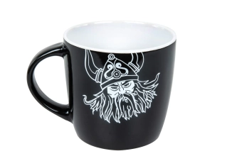 Hrnček Fjord Nansen Viking 330ml Černý