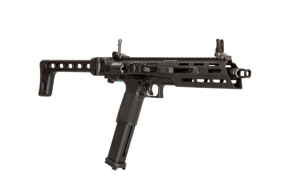 SMC-9 machinepistool replica - zwart (OUTLET)