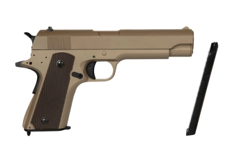 CM123 Electric Pistol Replica - Tan (with battery)