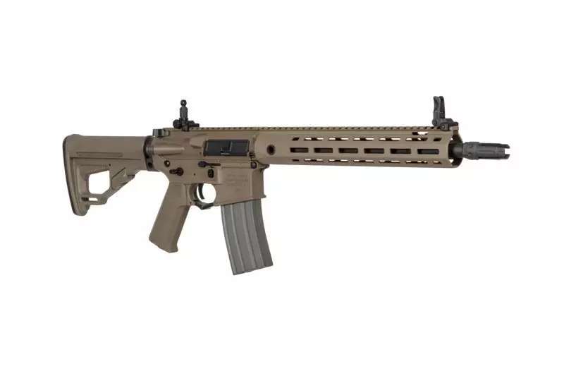 Airsoftová zbraň puškaka Helios KAC SR-16E Mod2 M-LOK - Dark Earth