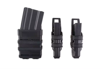 Set de pochettes Open III (2 XS+1 M) pour chargeurs pistolet owe + 5,56 - noir