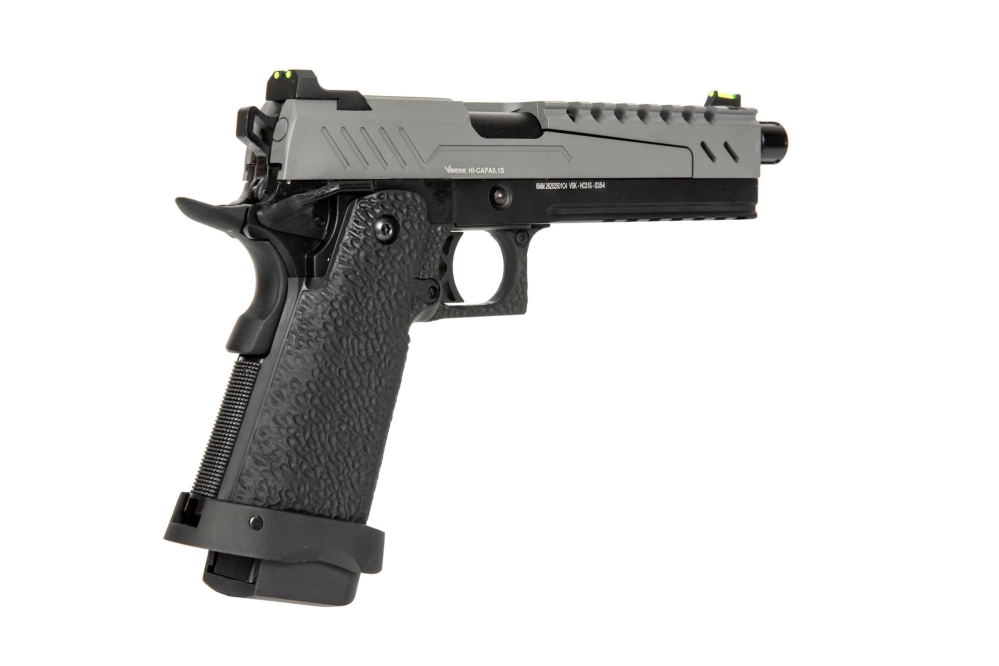 Pistolet airsoft Hi-capa 5.1 Split Slide - gris/noir
