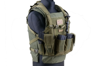 Gilet tactique type Chest rig - tan