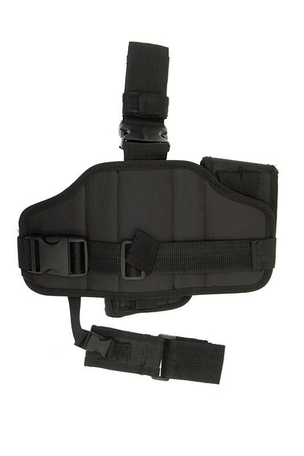 Panneau de cuisse modulaire avec holster - noir