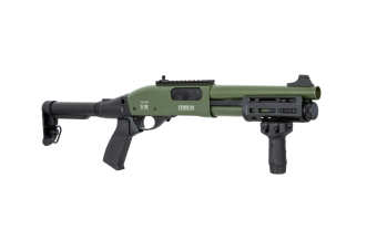 Fusil à pompe airsoft VELITES FERRUM S-III - olive