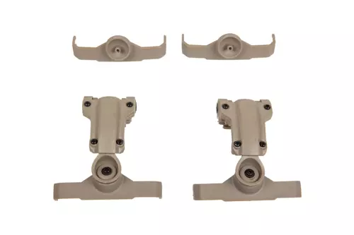 Adaptateur de casque MSA Sordin pour rails Team Wendy (type AMP) - Terre foncée