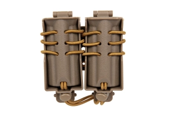 Soporte para 2 cargadores 9mm Wosport Urban Assault Quick Pull Tan