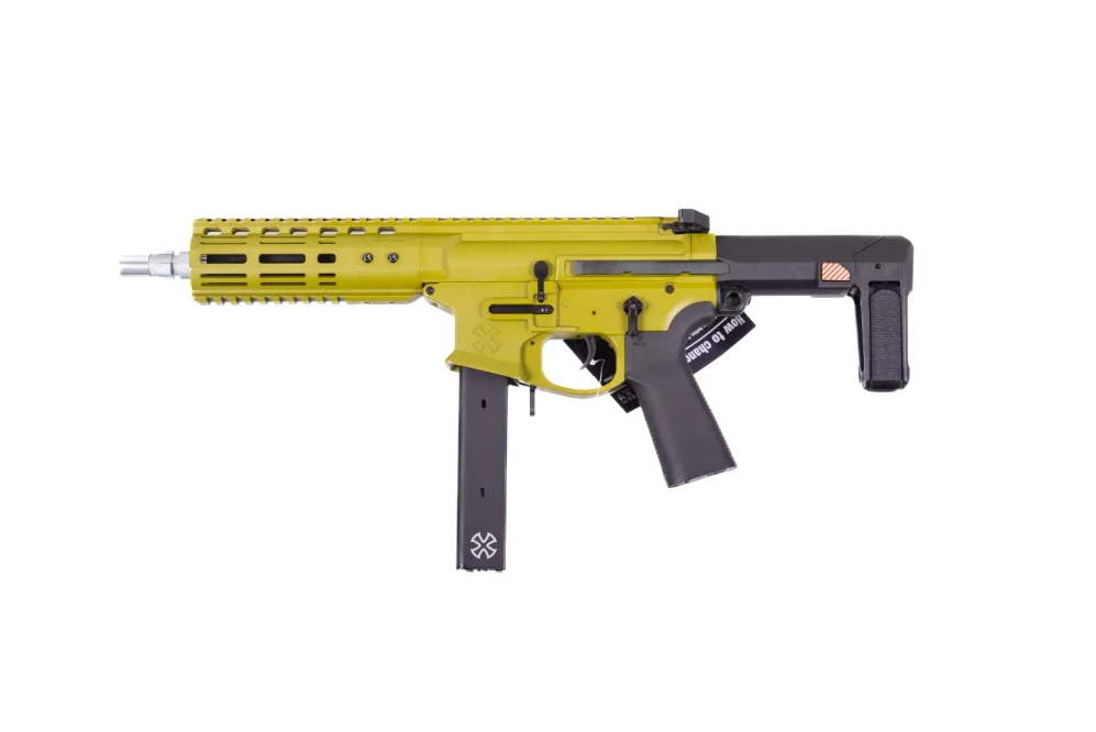 Réplica de carabina Noveske Space Invader 9mm PCC - amarillo (OUTLET)
