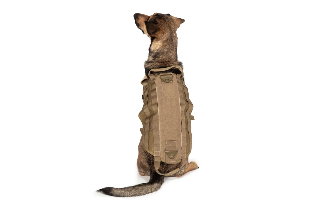 Gilet tactique pour chien - tan