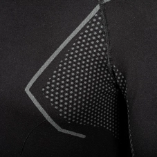 Sweat-shirt thermique Alpinus Active Base Layer pour hommes Noir et gris