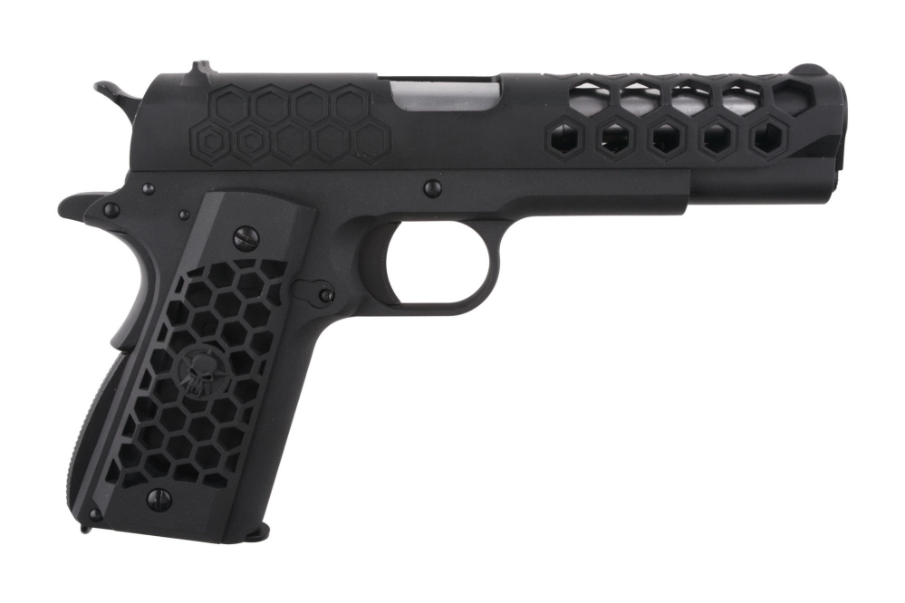 1911 Hex Cut V.3 pistol replica - black