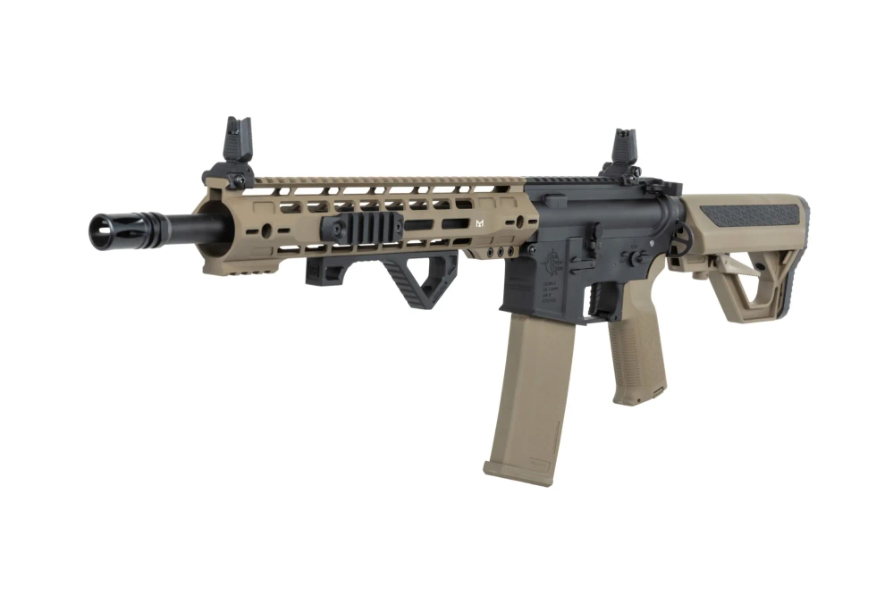 Specna Arms RRA SA-P14 Prime™ HAL™ ETU Heavy Ops Stock airsoft Carbine High Torque Half-Tan Version