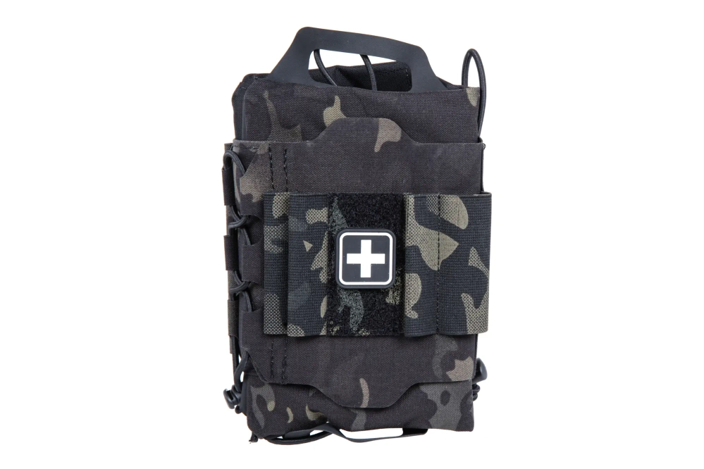 Tactical tear-off first aid kit with Velcro Wosport MC Black