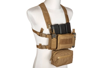 Gilet tactique Tout usage Chest rig Wenator+ Coyote Brown