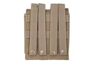 Double AK magazine pouch - tan