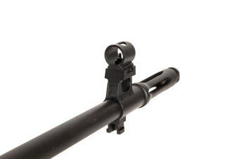 Fusil de airsoft rifle de francotirador SWD AEG - imitación madera