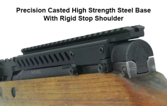 Pokrywa komory SKS z szyną RIS 22mm - czarna