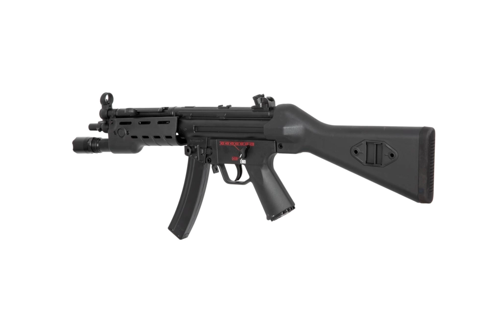Pistolet mitrailleuse airsoft CES A4 avec torche