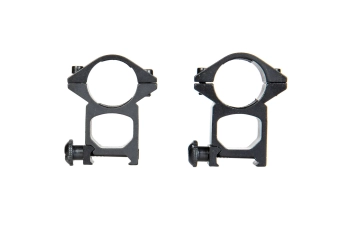 Dwuczęściowy montaż optyki na szynę RIS (wysoki)